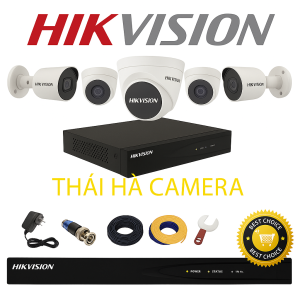 Trọn Bộ 5 Camera IP Hikvision